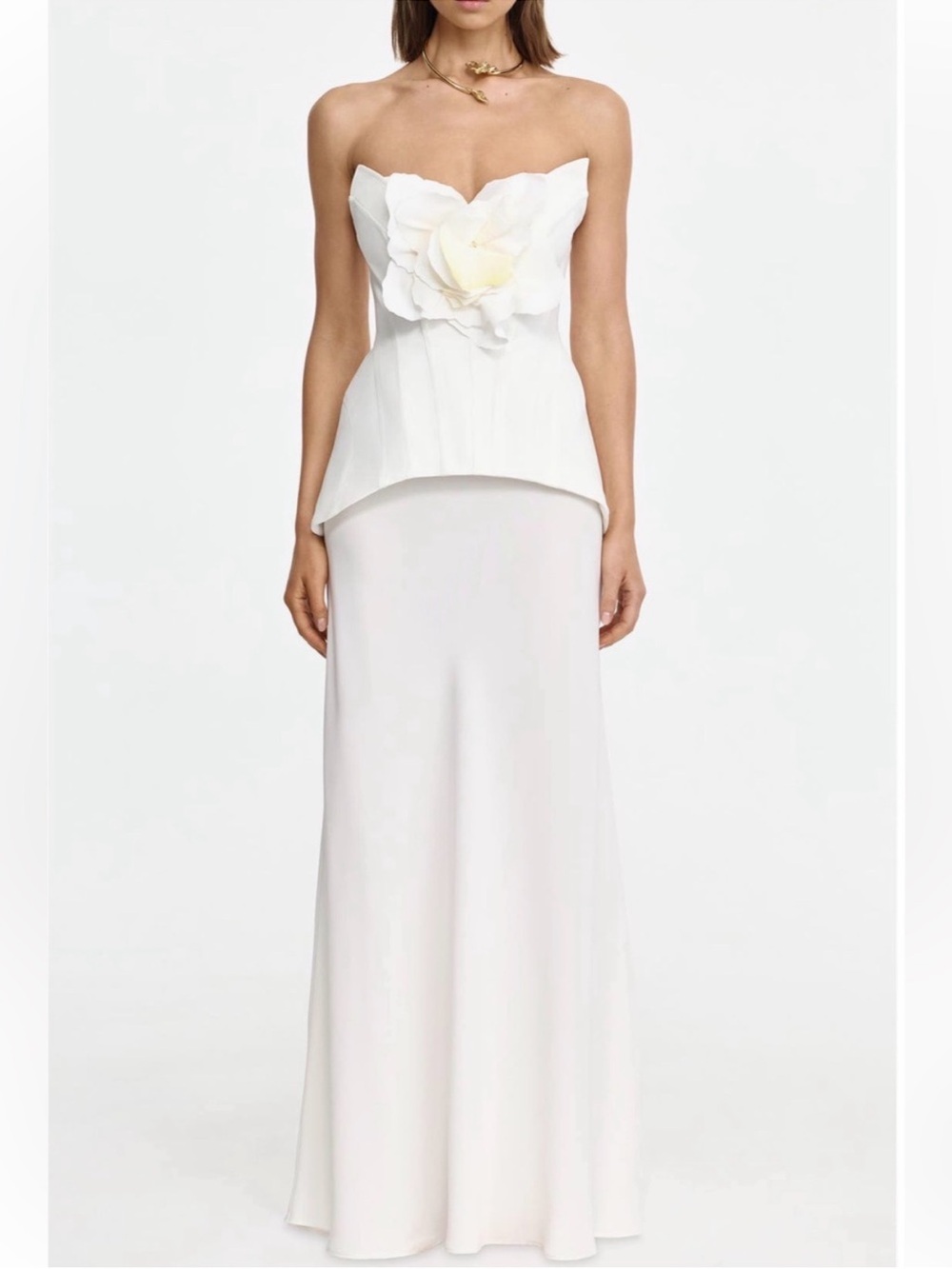 Acler Bankson Floral Appliqué Gown